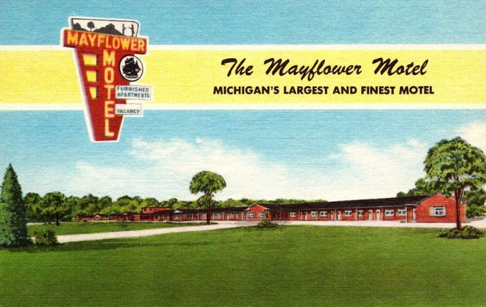 Mayflower Motel - Vintage Postcard (newer photo)